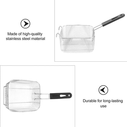 ya 14 9.20 baidi 2 Count Stainless Steel Frying S n Basket Deep Fryer Baskets Only-1
