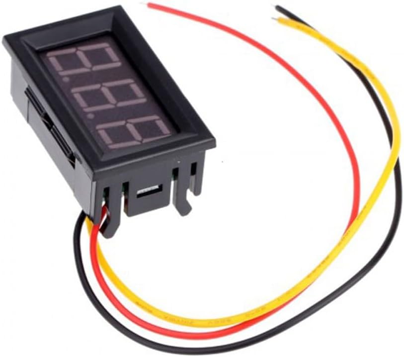 ya 11 9.14 zhengce Automotive Volt Meter Dc Digital Display Voltmeter Ammeter Voltage Tester
