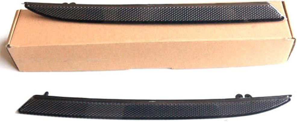ya 13 9.15 baidi 2 X Black Smoked Lens Rear Bumper Reflector Lenses/For for for Ford for for Mustang