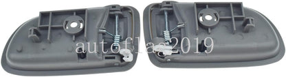 ya 4 8.24 baidi Pair of Gray Interior Door Handles Left and Right Side for 2003-2005 for Kia Rio 
