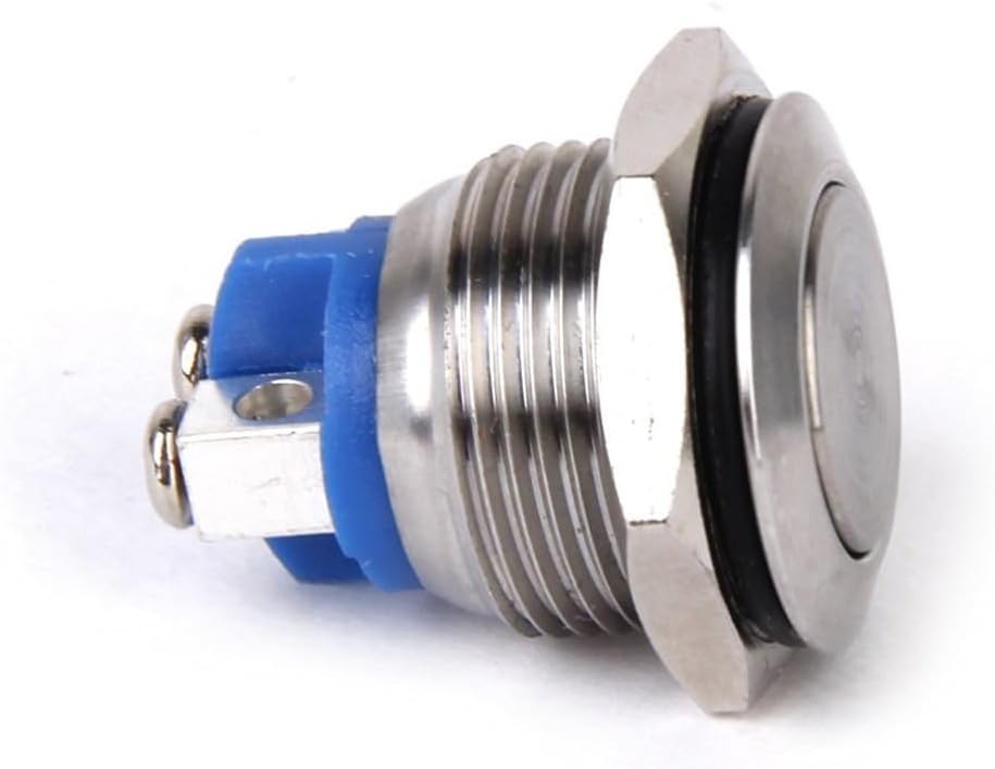 ya 13 9.15 baidi 16 Mm Stainless Steel Push Button Switch Waterproof Horn Momentary
