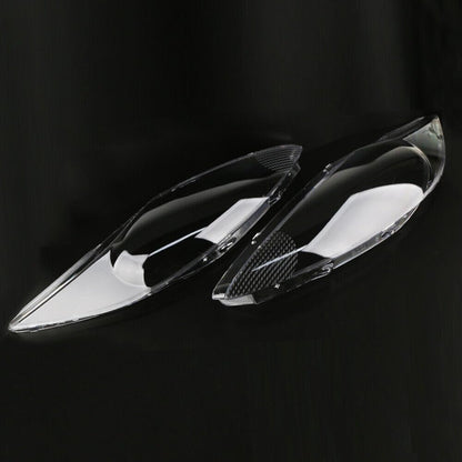 ya 4 8.10 Pair Headlight Headlamp Clear Lens Shell Cover for Ford Fiesta 2009-2012