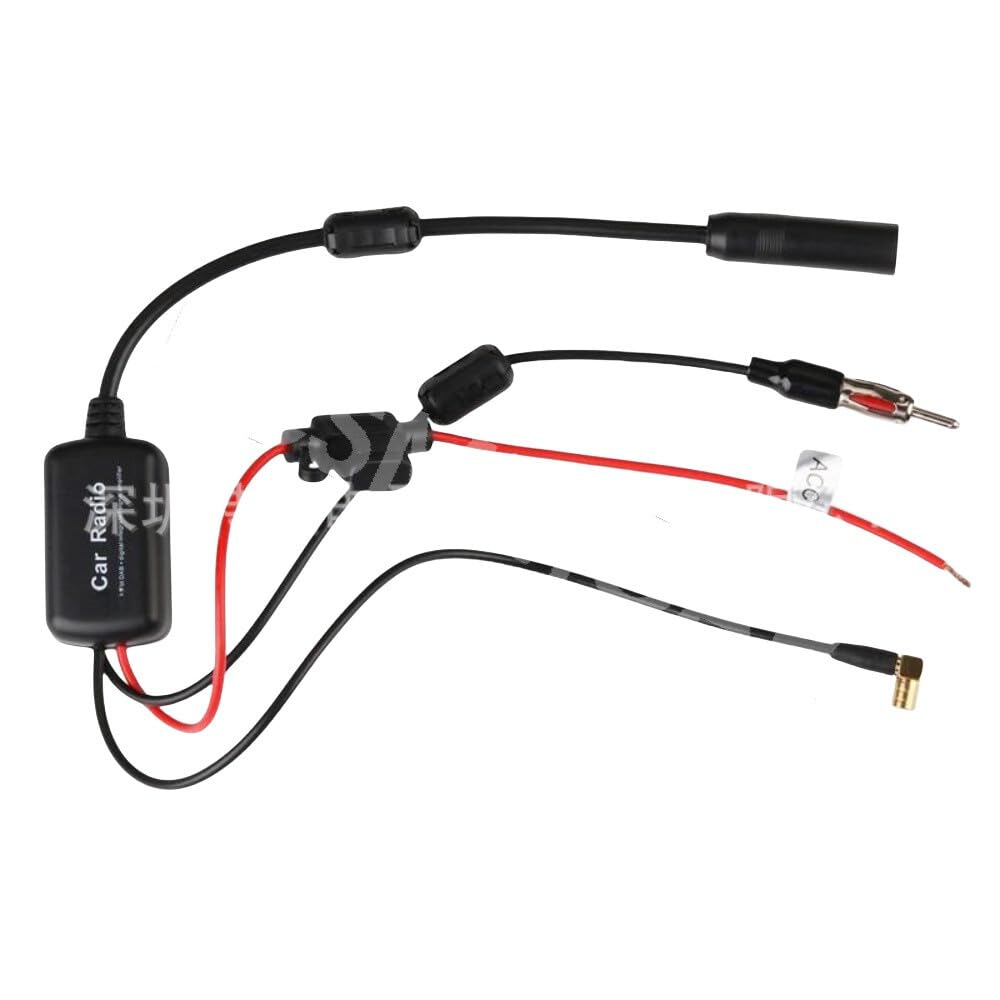 ya 6 8.24 baidi DAB+ FM AM Car Stereo Antenna Aerial Splitter Cable Digital Radio Signal Booster