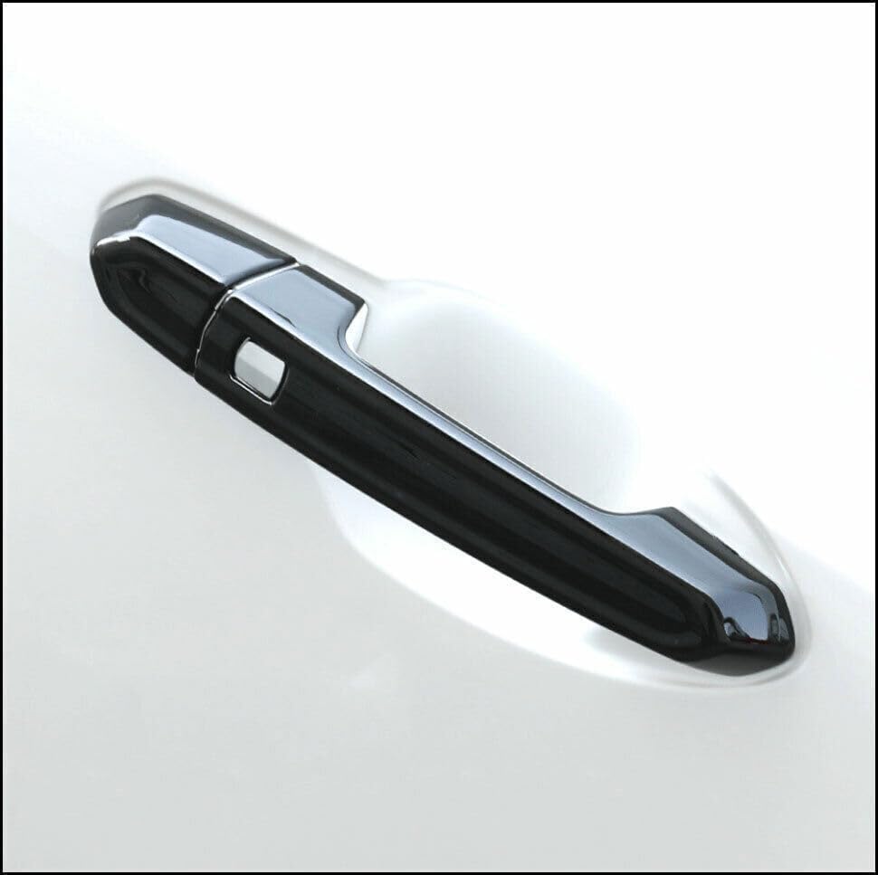 ya 5 8.10 for 2020-2024 for Cadillac CT4 ABS Black Car Exterior Side Door Handle Cover Trim 8X