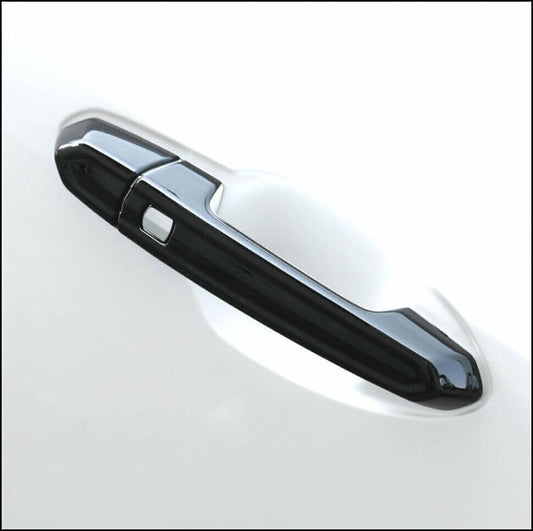 ya 5 8.10 for 2020-2024 for Cadillac CT4 ABS Black Car Exterior Side Door Handle Cover Trim 8X