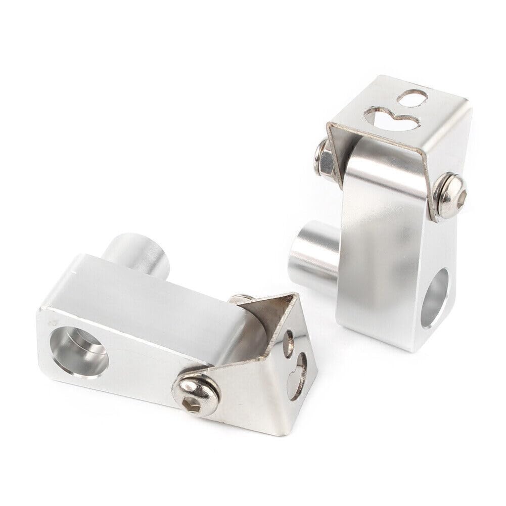 ya 6 8.14 Motor Fog Light Bracket Modification Support Holder for Yamaha YZF R6 R1 Silver