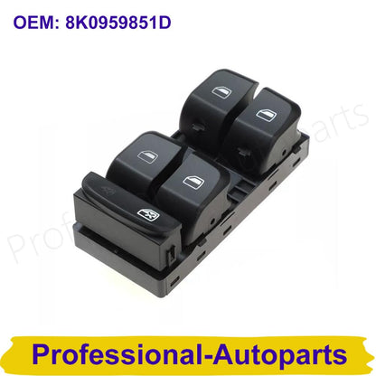 ya 3 8.24 baidi 8K0959851D Window Control Switch Button for Audi A5 A4 Q5 8KD 959 851