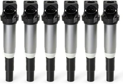 ya 9 10.24 Set of 6 New 12138616153 Ignition Coil for BMW 135I 135IS 228I 320I 435I 428I