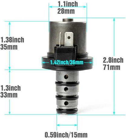 ya 10 9.16 baidi F4A41 F4A42 F4A51 Transmission Shift Solenoid Set for Mitsubishi 99187 1996-on