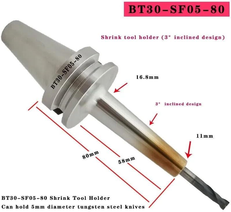 ya 28 10.13 baidi Machine Parts Heat Shrink Tool Holder Sintered BT30 BT40 SF 4 5 6 8 10 12MM Cnc