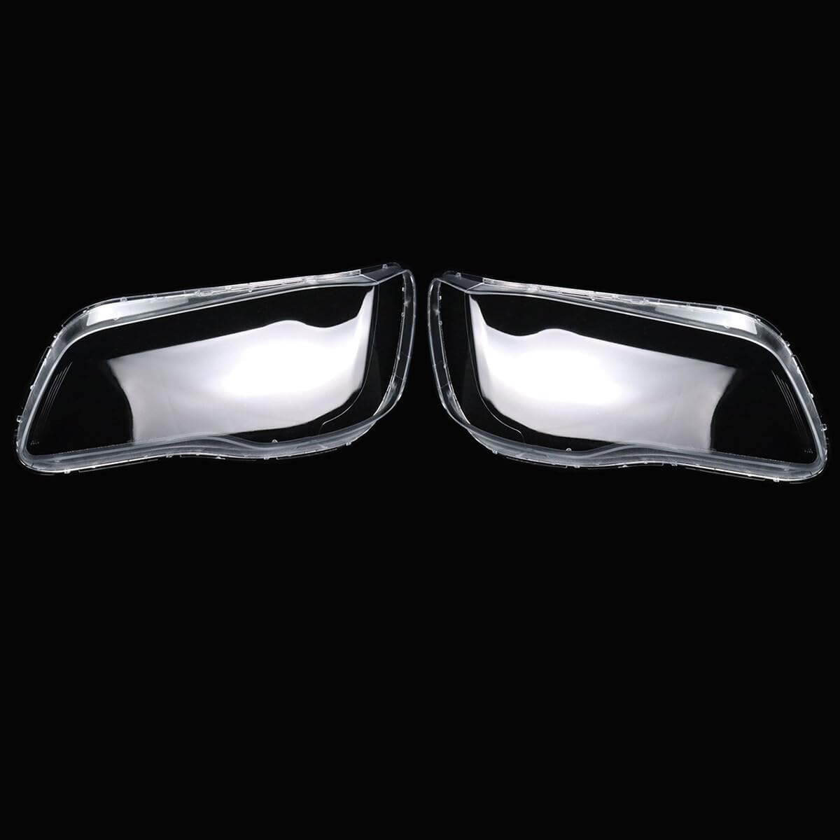 ya 11 9.14 zhengce Pair Clear Headlight Glass Cover Diffuser Lens for Chrysler 300 2011-2014