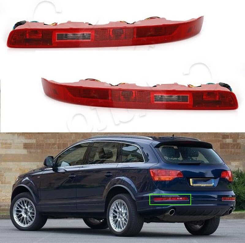 ya 7 8.24 baidi 1 Pair Rear Bumper Tail Reverse Light Signal Light for Audi Q7 2006-2015