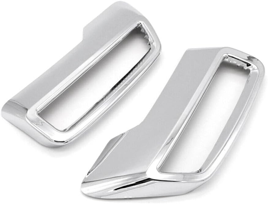 ya 4 8.14 for Peugeot 3008 5008 16-19 Exhaust Muffler Pipe Tip Tailpipe Cover Trim Chrome