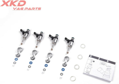 ya 10 9.16 baidi 4 * Fuel Injector and Repair Kit EA888 2.0T Fits for Golf for JETTA CC for Audi A3 A4 A6 TT-