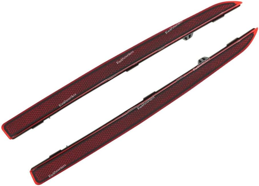 ya 27 10.13 baidi Pair Rear Reflector Red Right+Left Fit For 2013 2014 15 16 17 for Lincoln MKZ/Hybrid