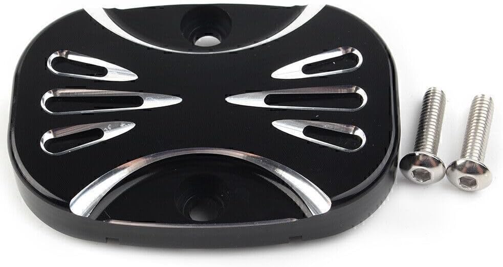 ya 10 9.16 zhengce CNC Cut Rear Brake Master Cylinder Cover for Harley Electra Glide Road King