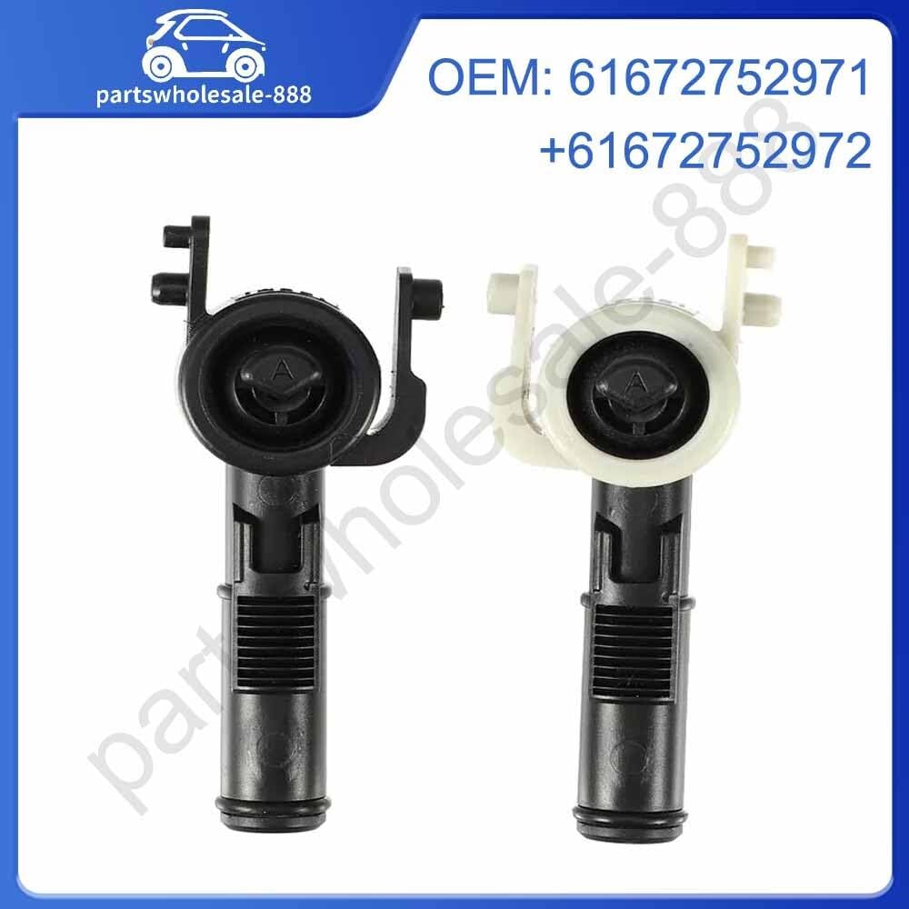 ya 4 8.14 61672752971+972 1 pair front left headlight washer nozzle for Mini Cooper