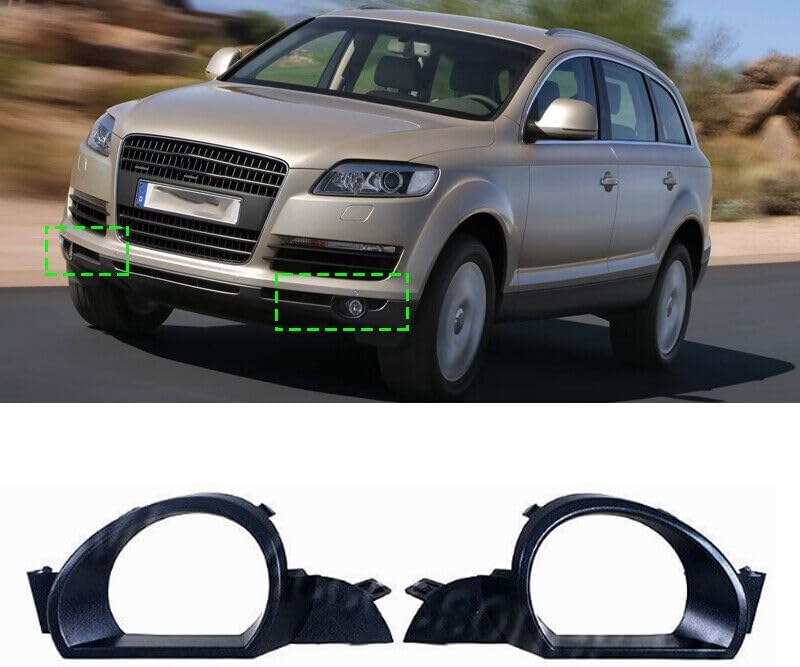 ya 2 8.15 Applicable to the fog cover decoration of the left and right front bumpers of for Audi Q7 Pre Facelift 2007-2009