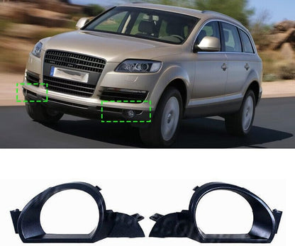 ya 2 8.15 Applicable to the fog cover decoration of the left and right front bumpers of for Audi Q7 Pre Facelift 2007-2009