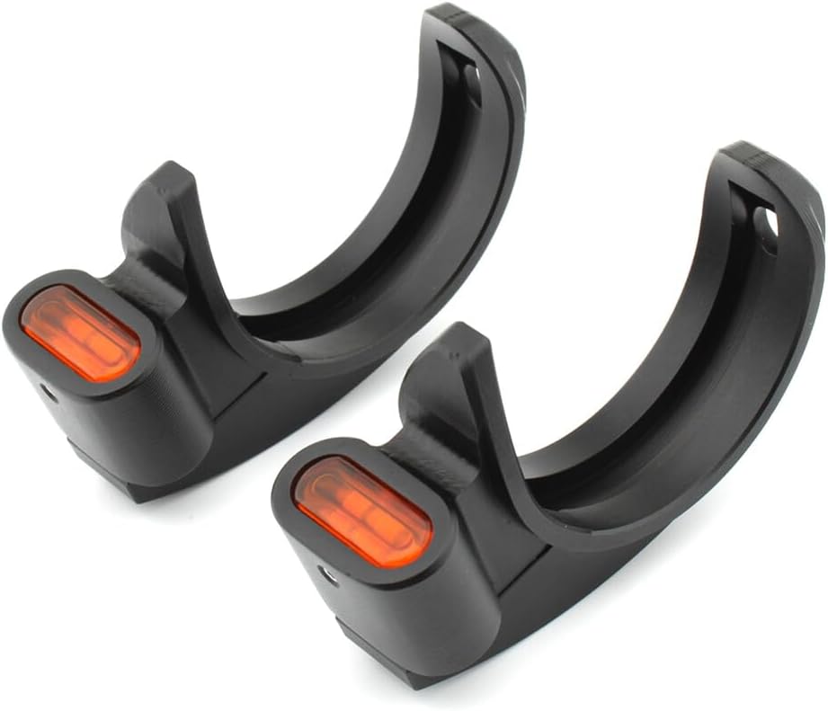 ya 11 9.14 zhengce LED Front Turn Signal Light fits For Harley 49-51mm Front Fork Shock Absorb