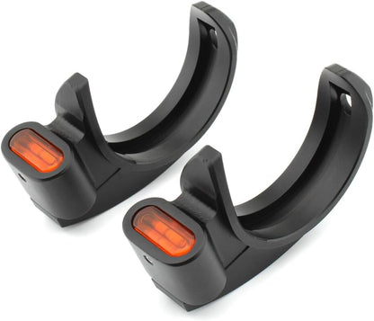 ya 11 9.14 zhengce LED Front Turn Signal Light fits For Harley 49-51mm Front Fork Shock Absorb