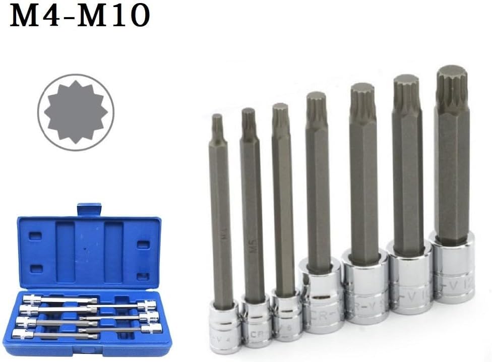 ya 14 9.20 baidi Socket 3/8 Inch 10mm 7pcs/Set 110 Mm Long 12 Angle/M5/M6/M7/M8/M9/M10-1