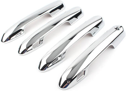 ya 4 8.14 Chrome Car Door Side Handles Cover Trim Decor for Toyota RAV4 2019 2020