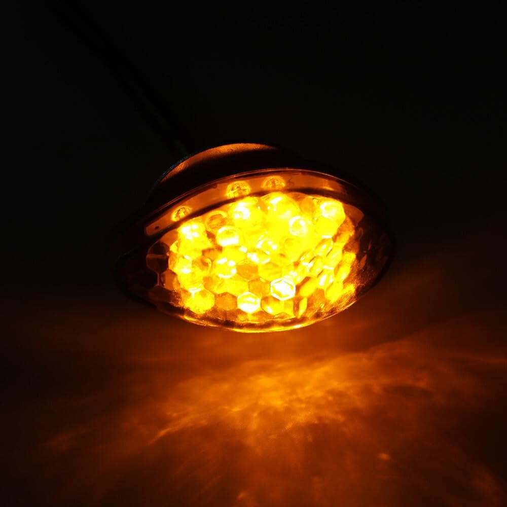 ya 13 9.15 baidi Front LED Flush Turn Signal Light Flash Indicator for Honda CBR 600F/F3/F4/F4I