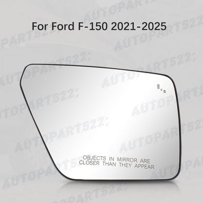ya 2 8.15 for Ford F150 2021-2025 Right Side Heated Mirror Glass W/Blind Spot