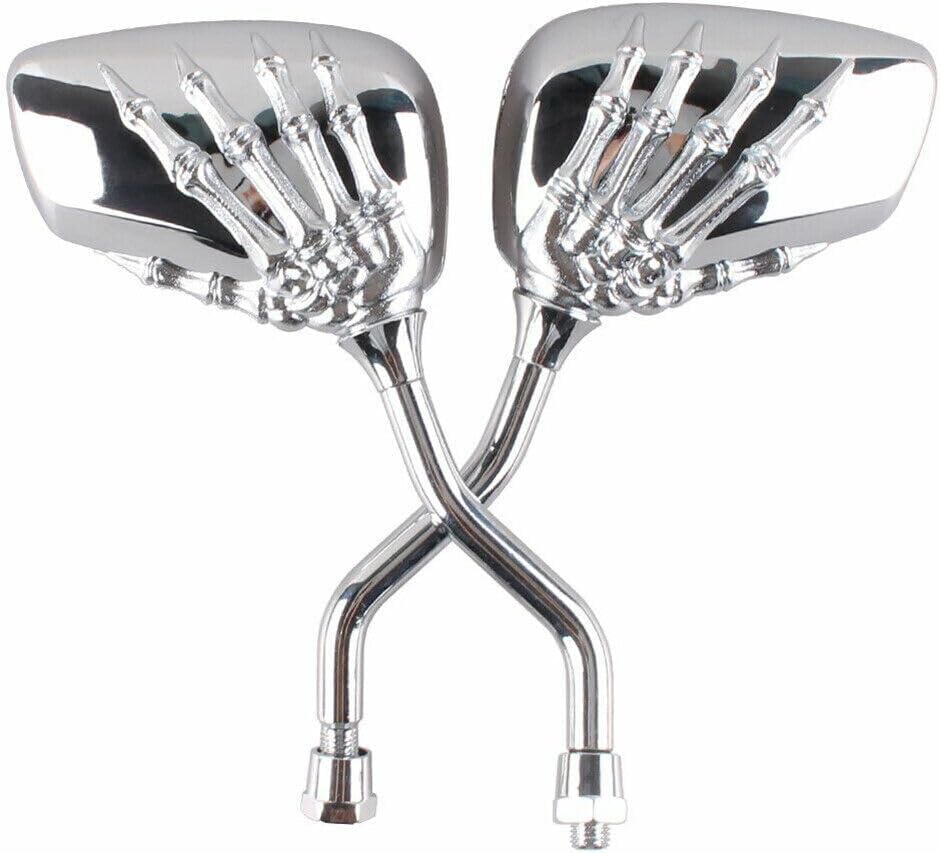 ya 6 8.14 Motorcycle Rearview Mirror 8mm Screw Thread Bicycle Suitable for Cruiser, Mope, Scooter 