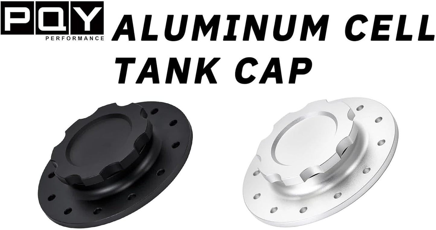 ya 5 8.10 Alu for Mini um Twist On Filler Neck Cap Billet Fuel Cell Cap Flush Mount 3'' 12Hole