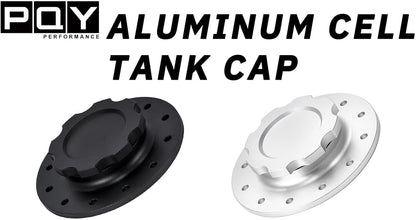 ya 5 8.10 Alu for Mini um Twist On Filler Neck Cap Billet Fuel Cell Cap Flush Mount 3'' 12Hole