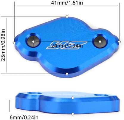 ya 23 10.7 baidi CNC Rear Brake Reservoir Cover Blue for Yamaha YZ65 YZ125 YZ85 YZ 250 450 X F FX