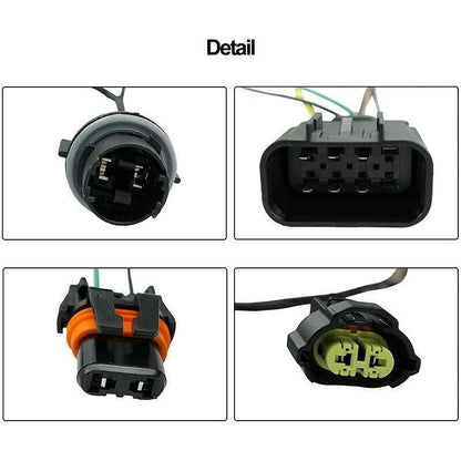 ya 4 8.10 for Chevrolet 25962806 right or left headlight harness socket