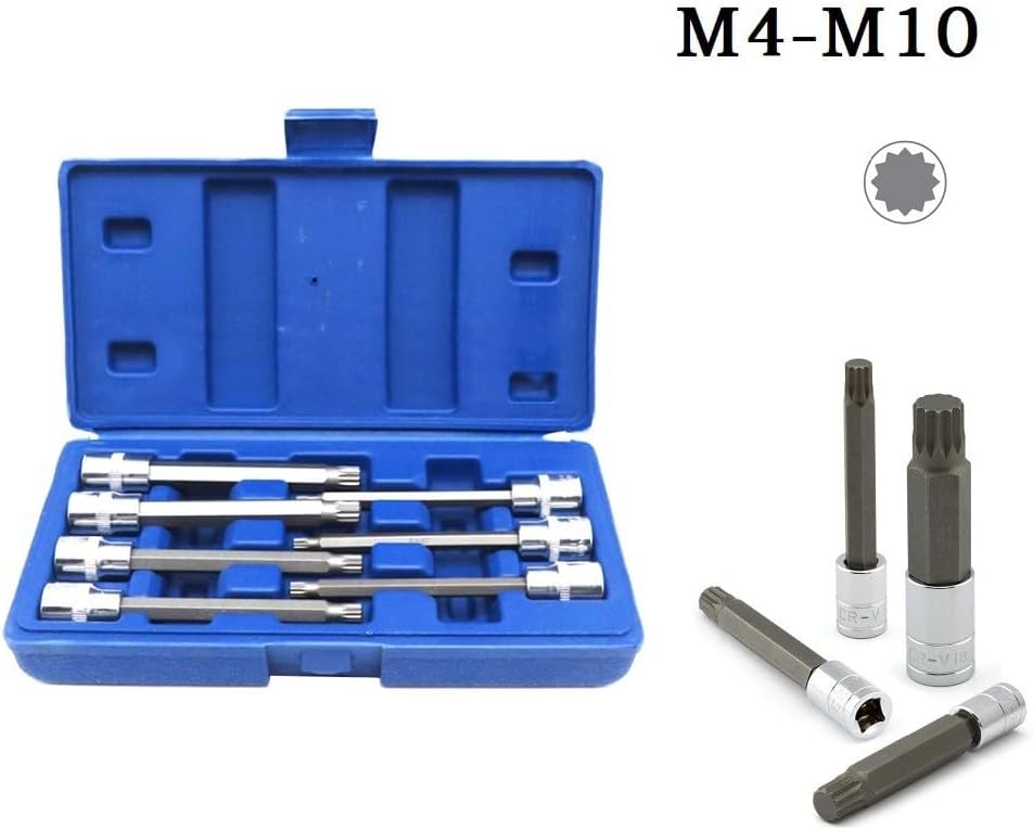 ya 14 9.20 baidi Socket 3/8 Inch 10mm 7pcs/Set 110 Mm Long 12 Angle/M5/M6/M7/M8/M9/M10-1