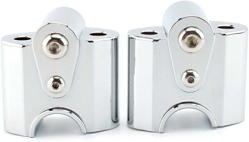 ya 4 8.8.2 Silver Motor Handlebar Risers Handle Bar Lift Clamp Adapters for for BMW R18