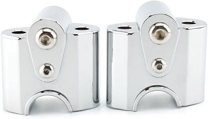 ya 4 8.8.2 Silver Motor Handlebar Risers Handle Bar Lift Clamp Adapters for for BMW R18