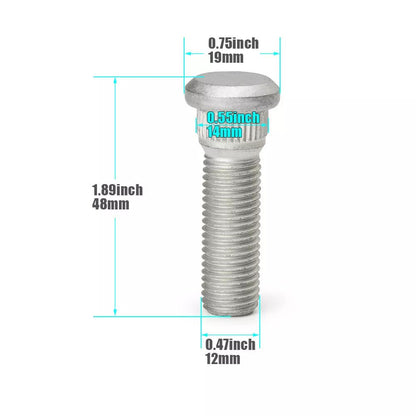 ya 5 8.10 Two New Wheel Lug Stud Nuts 90942-01058 and 90942-02049 for Toyota for Sienna for Lexus SC300.