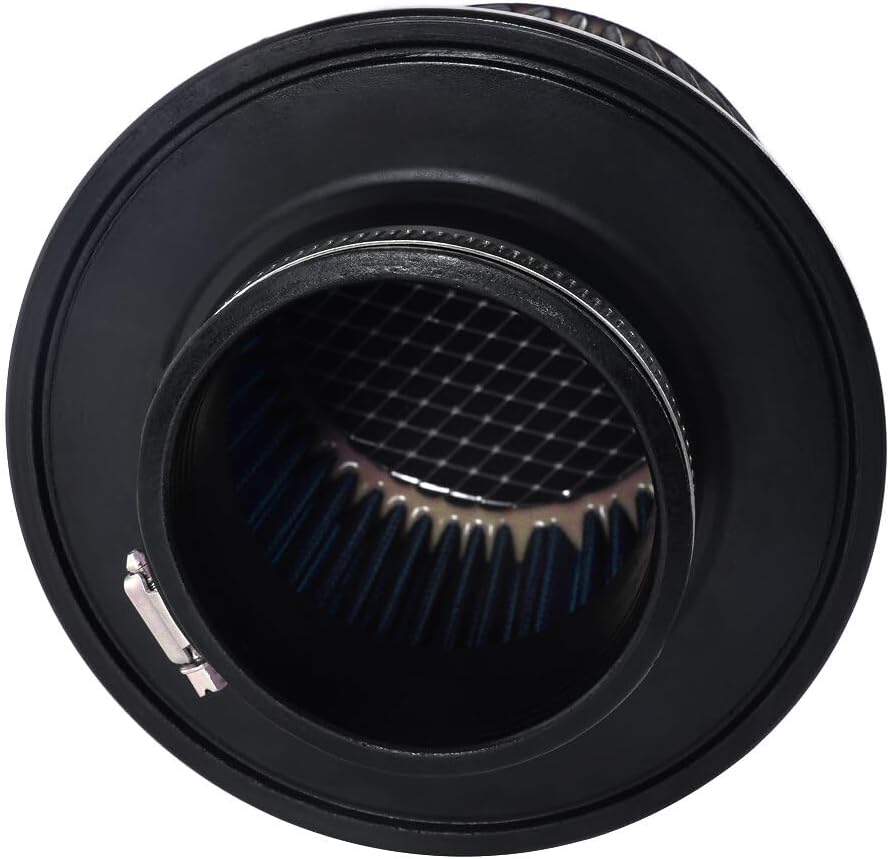 ya 13 9.15 baidi BLUE 3 76mm High Flow Inlet Cold Air Intake Cone Replacement Dry Air Filter NEW
