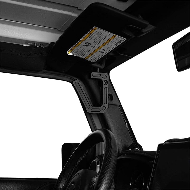 ya 4 8.24 baidi Aluminum Black Front Grab Handle for 2007-2018 for Jeep Wrangler JK Grab Bar 