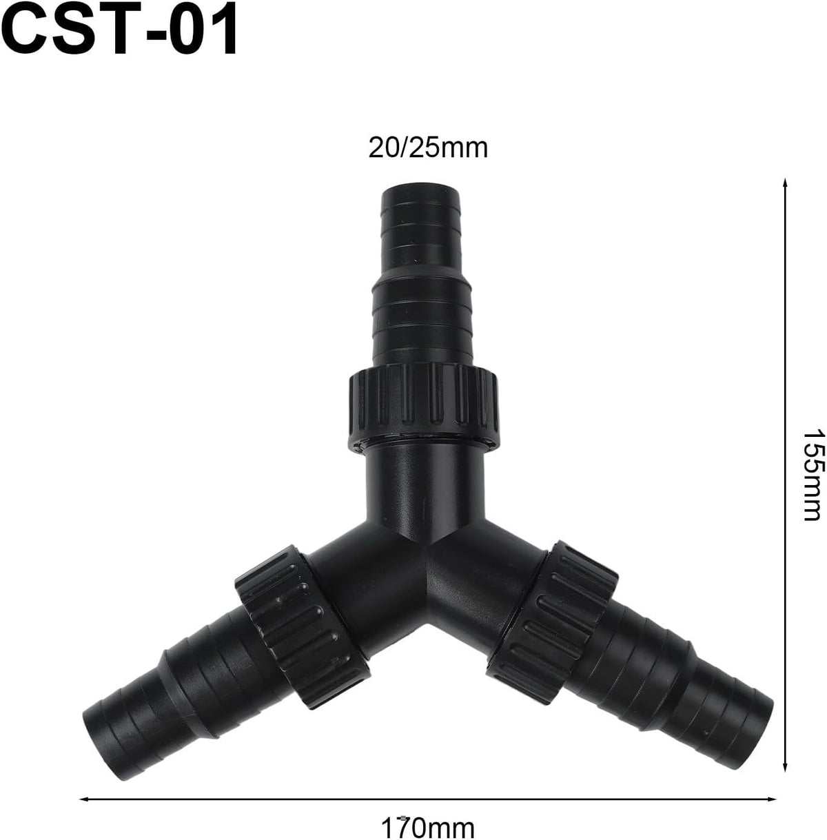 ya 14 9.20 baidi Enhance Water Flow Control with Adjustable Pond Pump Y Valve Connector-1