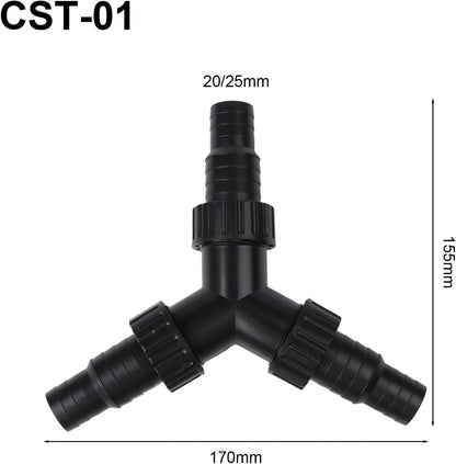 ya 14 9.20 baidi Enhance Water Flow Control with Adjustable Pond Pump Y Valve Connector-1