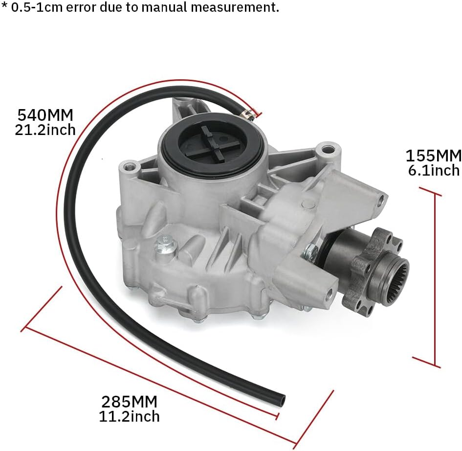 ya 9 10.24 HiSun Differential Rear Gear Box Diff For HS500 700 UTV Qlink Supermach Parts