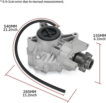 ya 9 10.24 HiSun Differential Rear Gear Box Diff For HS500 700 UTV Qlink Supermach Parts