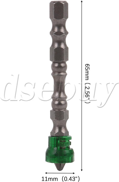 ya 26 10.21 baidi 30PCS n Magnetic Collar Design S2 Steel Screwdriver Bit w/ 1/4 Hex Shank