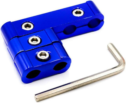 ya 4 8.10 Universal Aluminum Engine Spark Plug Wire Separator Divider Organizer Clamp Kit