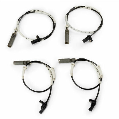 ya 9 10.24 4Pcs ABS Wheel Speed Sensor Front Rear Right Left for 128i 323i 325i 328i E90 US