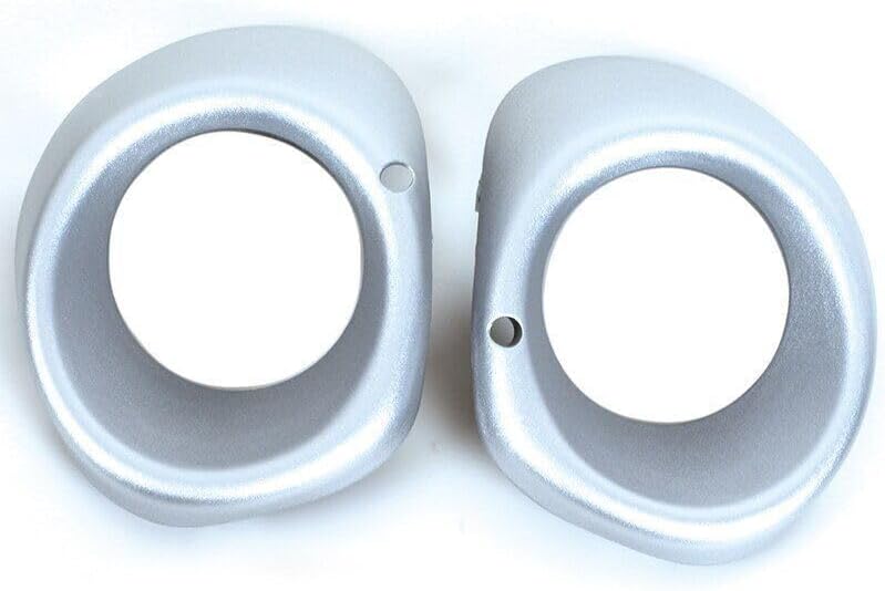 ya 2 8.15 2 silver front bumper fog light protective covers for Mitsubishi Outlander 2013-2015