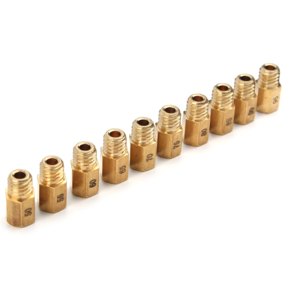 ya 4 8.10 10Pcs Carburetor Main Jet Fit for MIKUNI VM/TM/TMX AX100 50-95