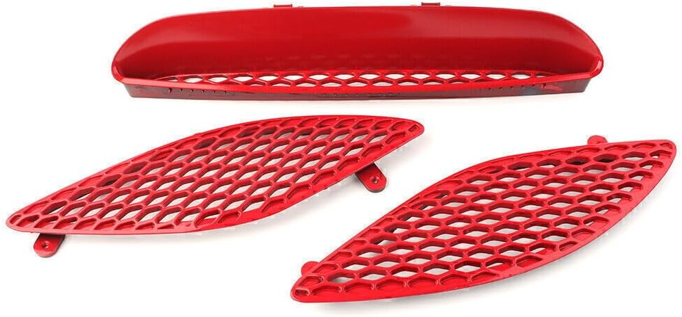 ya 4 8.14 for Dodge for Charger SRT Hellcat 2015-2020 1 Set Center Hood Bezel Grille